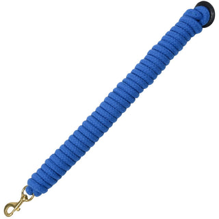 Western Rawhide 25' Cotton Lunge Line Rubber Stopper, Blue