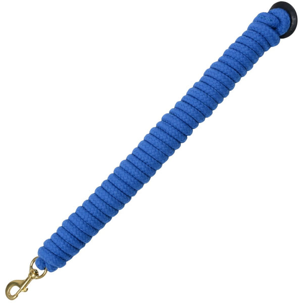 Western Rawhide 25' Cotton Lunge Line Rubber Stopper, Blue