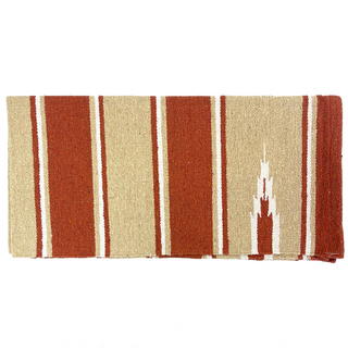 Sierra Navajo Saddle Blanket, Rust/Sand