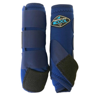 2XCool Sports Medicine Boots Front Pair, Navy