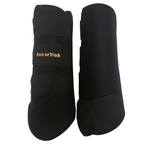 Back on Track Black Exercise Boots, Hind Legs