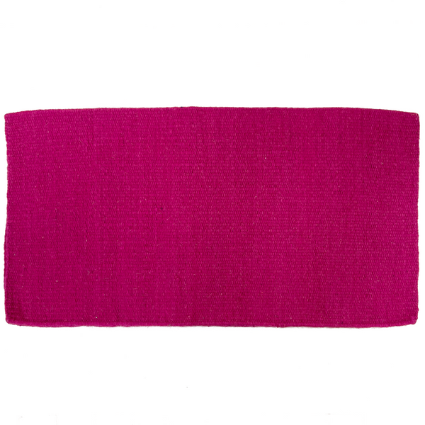 Sierra 34" x 36" Wool Saddle Blanket, Pink