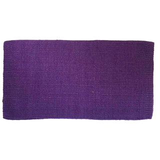 Sierra 34" x 36" Wool Saddle Blanket, Purple