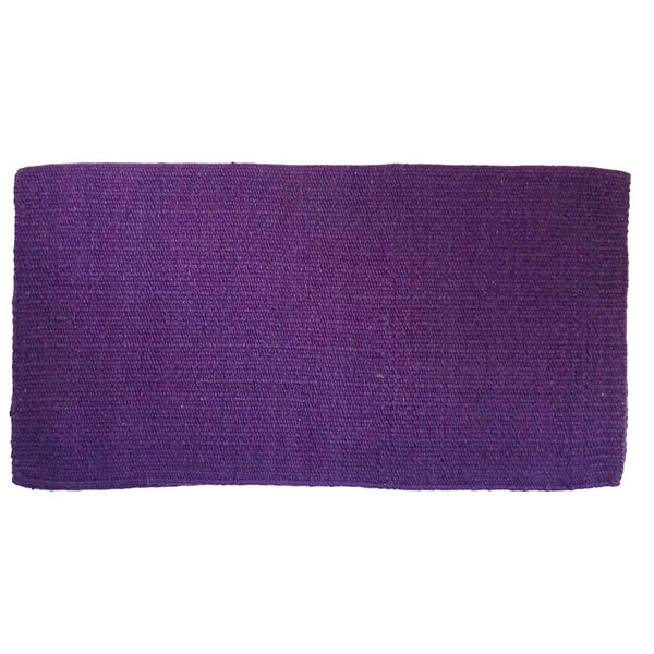 Sierra Wool Purple Saddle Blanket 34" x 36"