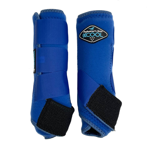 2XCool Sports Medicine Boots Front Pair, Royal Blue