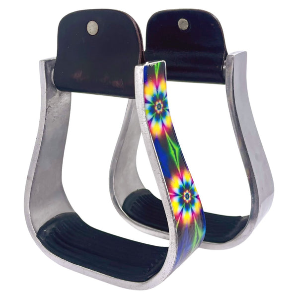 True North Aluminum Flower Child Stirrups