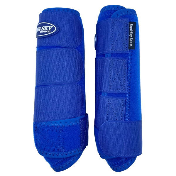 Equi-Sky FG Protective Front Boots, Royal Blue Small