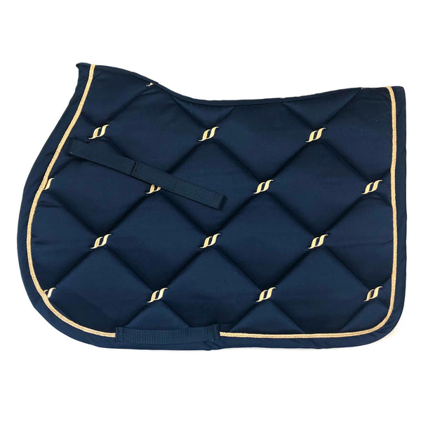 Back on Track Nights Collection Jump Saddle Pad, Blue