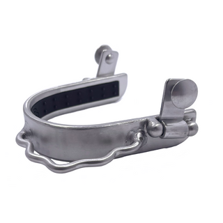 Ladies Metalab Anti-Slip Rubber Comfort Barrel Racing Bumper Spurs