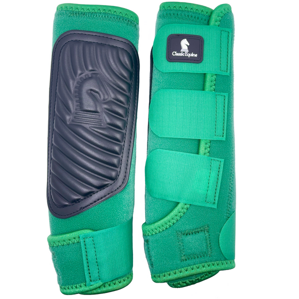 Classic Equine ClassicFit Sling Boots Hind Pair, Emerald Small