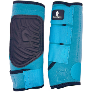 Classic Equine ClassicFit Sling Boots Front Pair, Turquoise