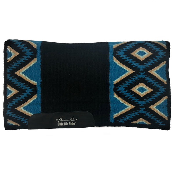 Professional's Choice SMx Air Ride El Dorado Saddle Pad, Black/Mint