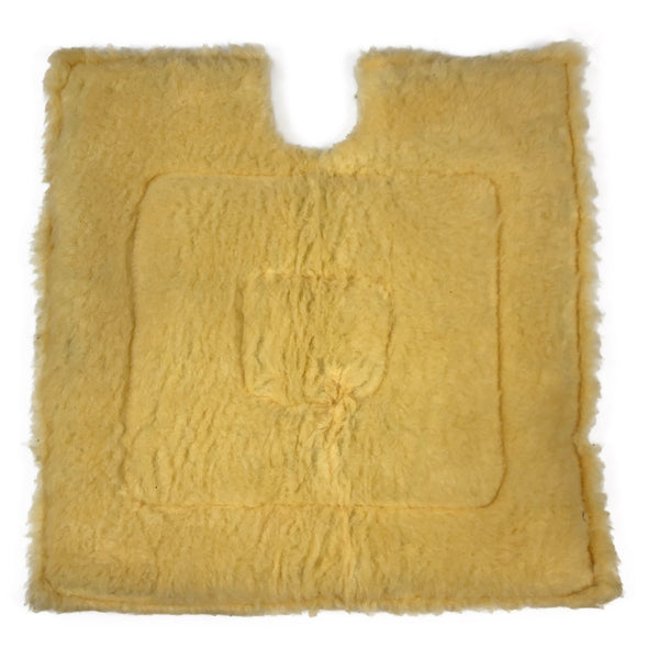 Country Legend Navajo Felt Lined Wool Pad with Wither Cutout, Navy/Beige