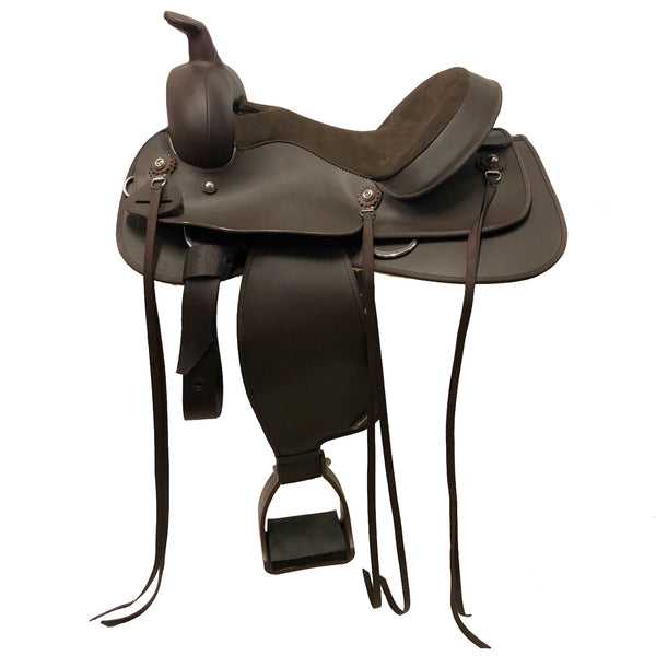 Wintec Brown Trail Saddle, 15", Wide Tree