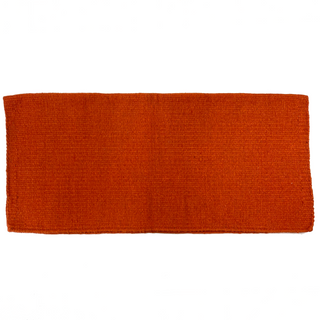 Sierra 34" x 36" Wool Saddle Blanket, Orange