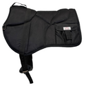 Best Friend Bareback Pad with Water Bottle, Black