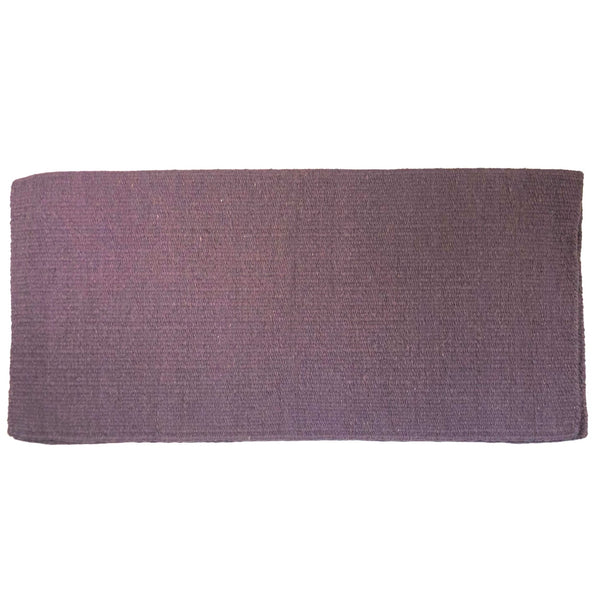 Sierra 34" x 36" Wool Saddle Blanket, Lavender