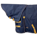 Canadian Horsewear Insulated Rainsheet with Removable Neck, Navy Diablo