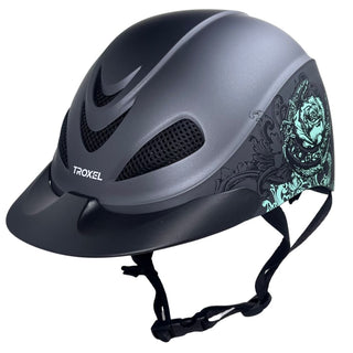 Troxel Rebel  Helmet, Turquoise Rose