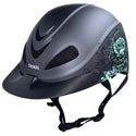 Troxel Rebel  Helmet, Turquoise Rose