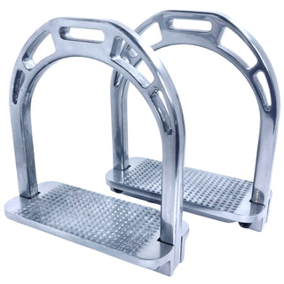 Silverline Aluminum Stirrups