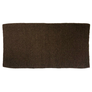 Sierra 34" x 36" Wool Saddle Blanket, Brown