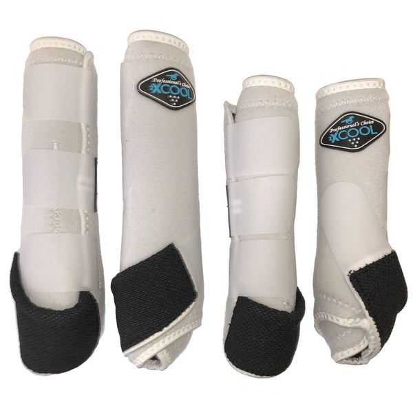 2XCool Sports Medicine Boots 4 Pack, White