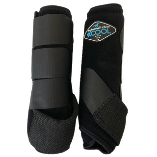 2XCool Sports Medicine Boots Front Pair, Black