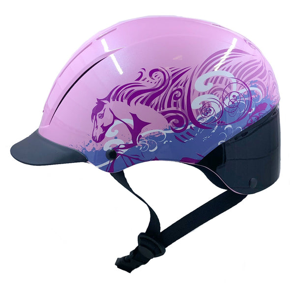 Troxel Spirit Helmet, Pink Dreamscape