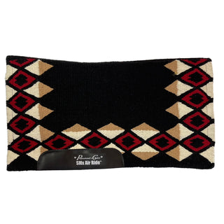 Professional's Choice Comfort-Fit SMx Air Ride Quest Saddle Pad, Black/Crimson