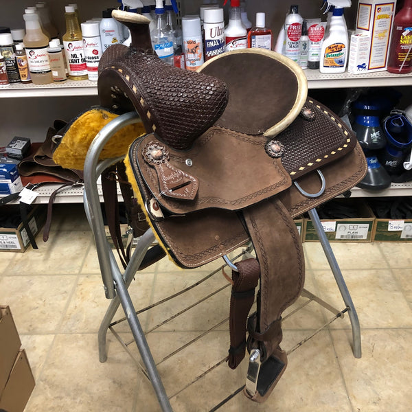 Country Legend(by Western Rawhide) Little Lock Down Youth Saddle, 13"