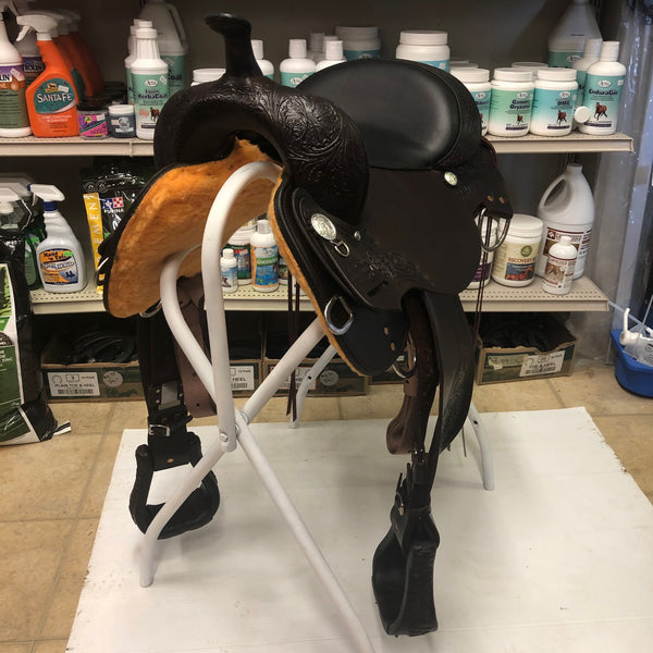 Circle Y High Horse Round Rock Gaited Trail Saddle, 16"
