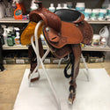 Country Legend(by Western Rawhide) Combo Flower Trail Saddle, 16”