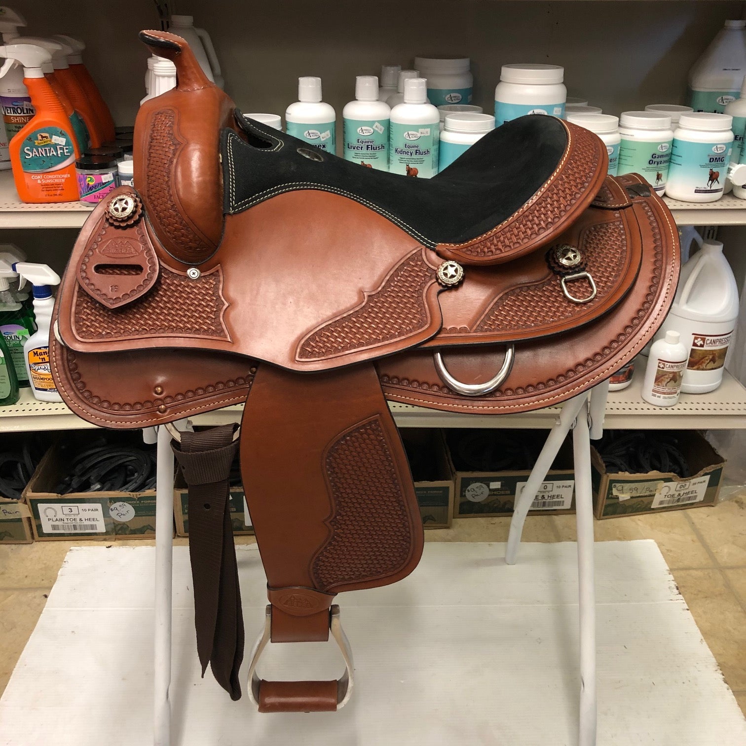 Sierra Haflinger Draft Saddle, 17" Saddles Canada