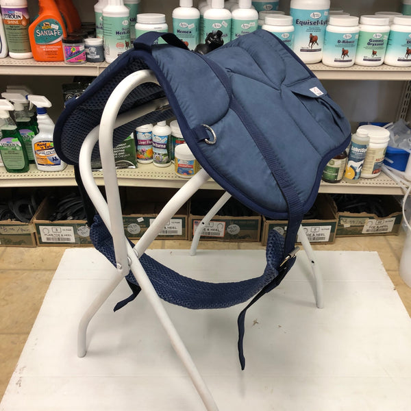 Best Friend Bareback Pad with Water Bottle, Navy