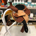 Country Legend(by Western Rawhide) Little Basket Pony Saddle, 10"