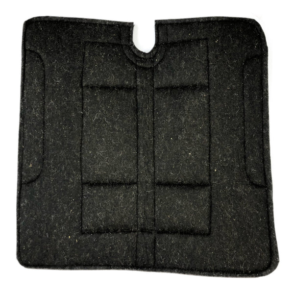 Diamond Wool Pressure Relief Pad, 32"x 32", Black