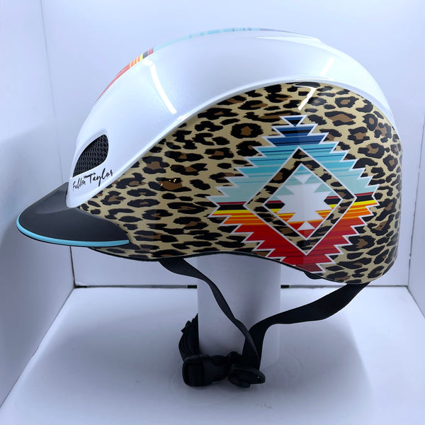 Troxel Fallon Taylor Helmet,  Pearl Leopard