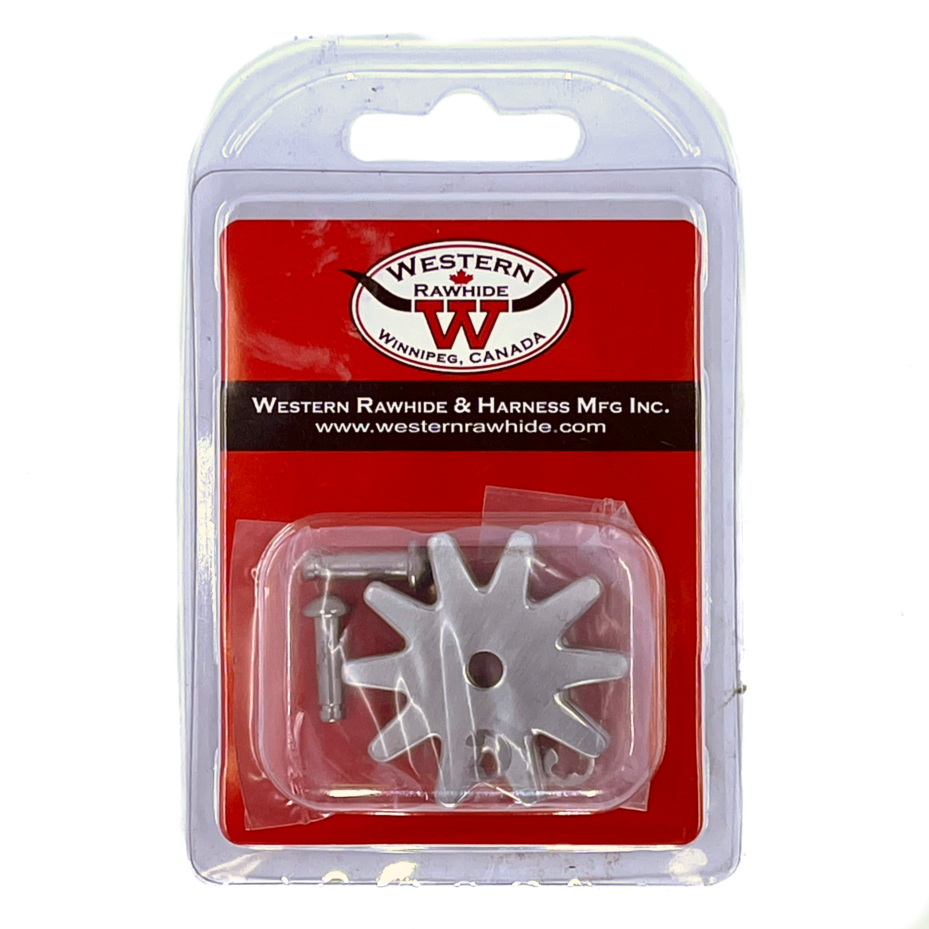 Western Rawhide Stainless Steel Rowel Set | Saddles Canada