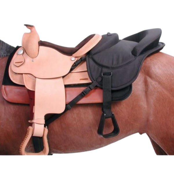 Ride-Behind Tandem Saddle for Western Saddle, Black