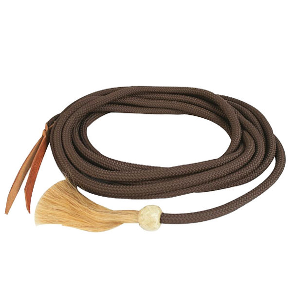 Jim Taylor Western Rawhide Nylon Mecate Reins