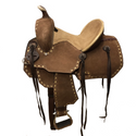 Country Legend(by Western Rawhide) Little Buck Youth Saddle, 12" Tan